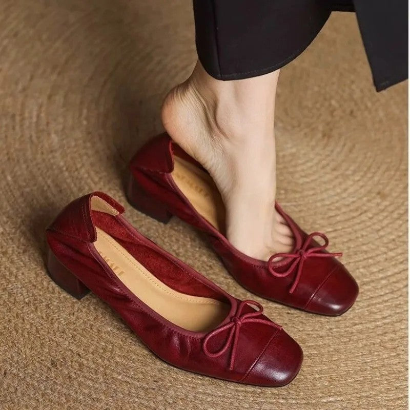 Odette Bow Ballet Pumps
