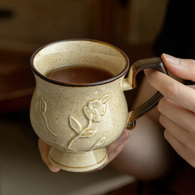 Chalice Relief Ceramic Mug