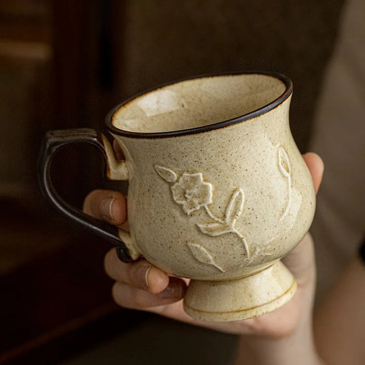 Chalice Relief Ceramic Mug