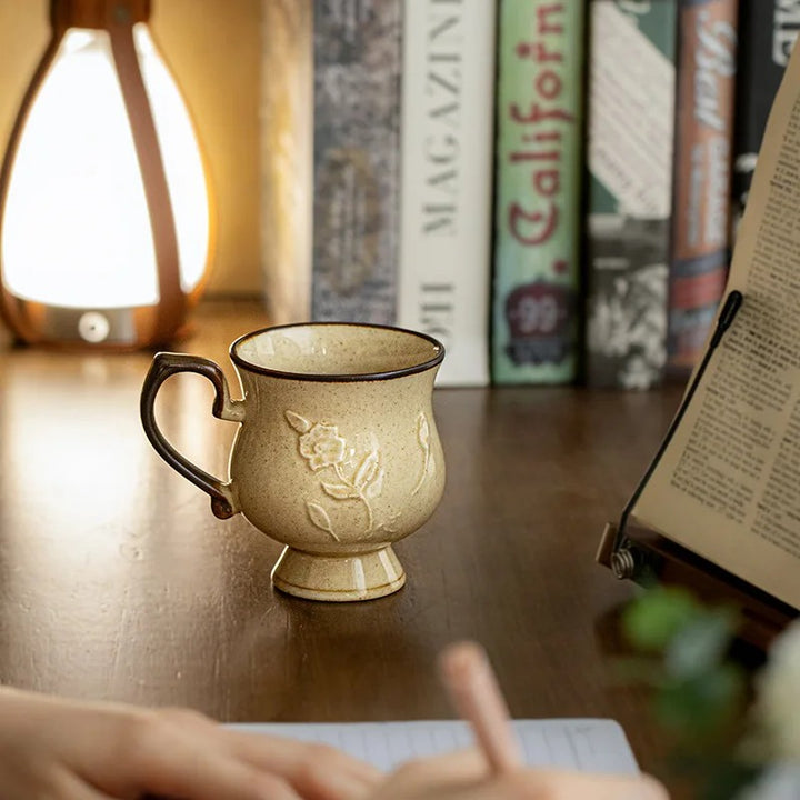 Chalice Relief Ceramic Mug