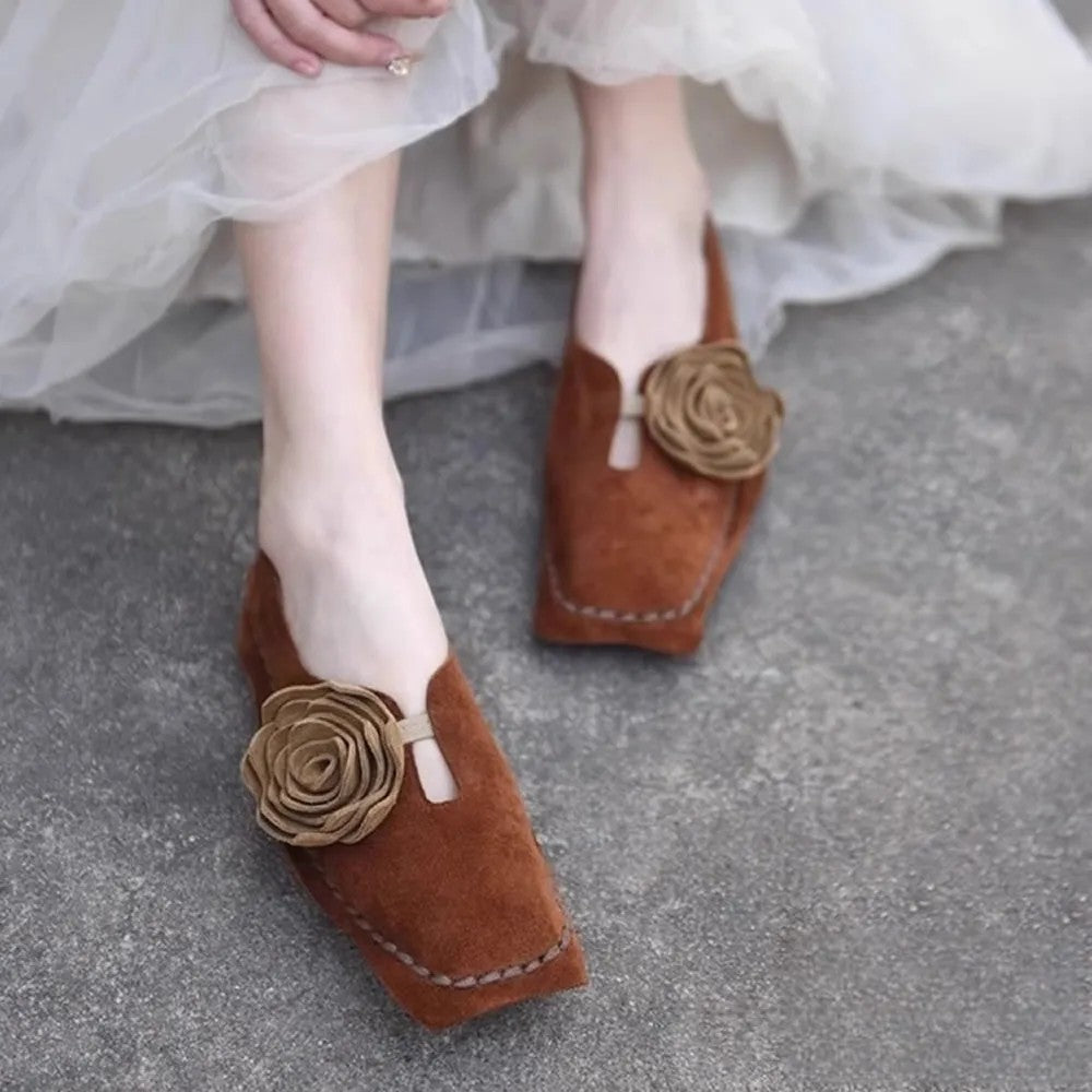 Camellia Bloom Loafers