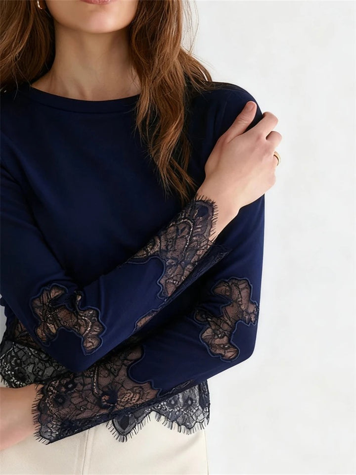 Merletta Lace-Hem Top
