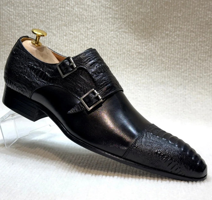 Cavalieri Double-Monk Dress Shoes
