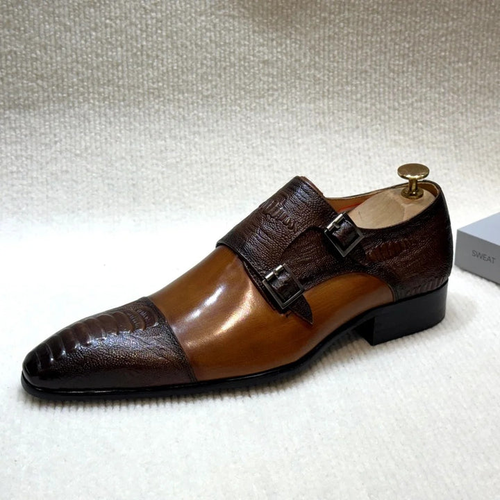 Cavalieri Double-Monk Dress Shoes