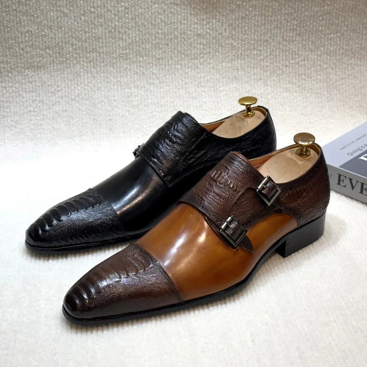 Cavalieri Double-Monk Dress Shoes