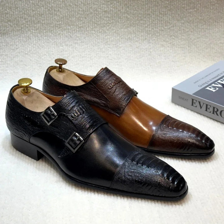 Cavalieri Double-Monk Dress Shoes