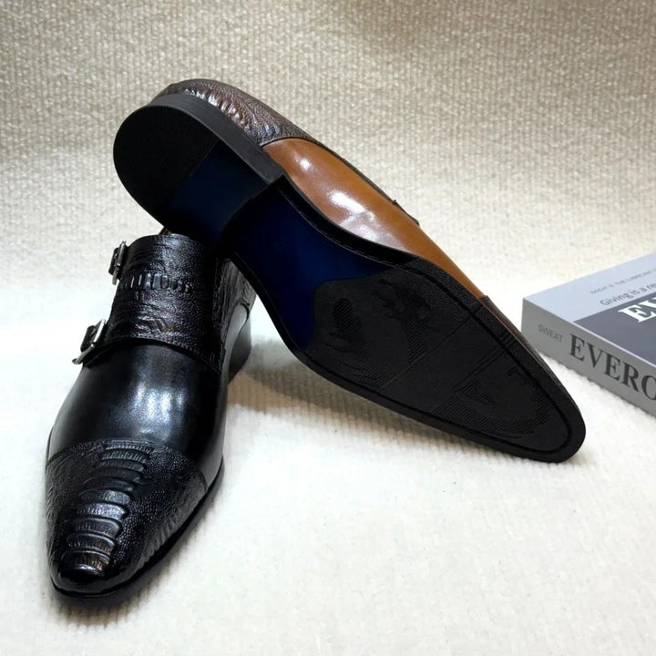 Cavalieri Double-Monk Dress Shoes