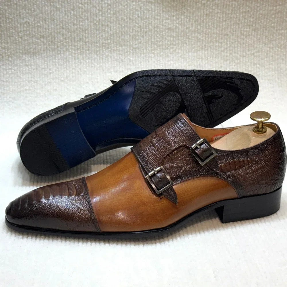 Cavalieri Double-Monk Dress Shoes