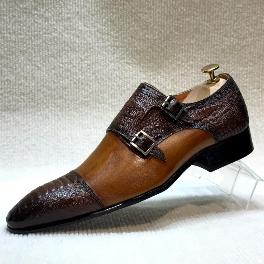 Cavalieri Double-Monk Dress Shoes