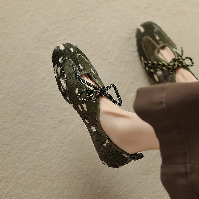 Cavallina Lace-Up Flats