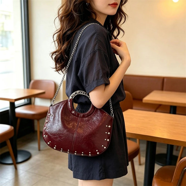 Riveted Ring-Handle Hobo
