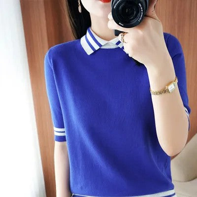 Prepstone Collared Knit Tee