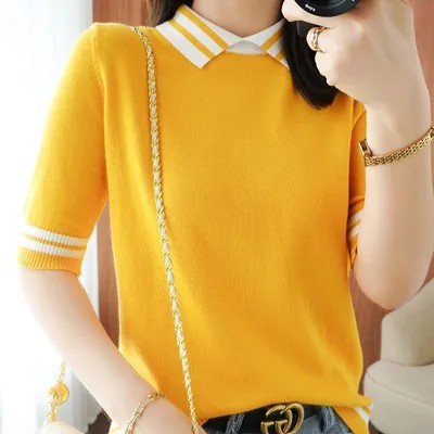 Prepstone Collared Knit Tee