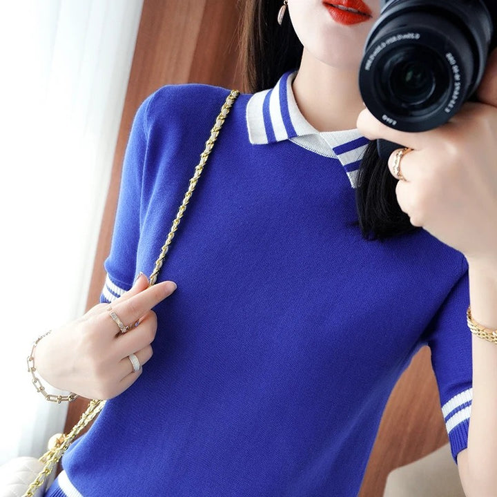 Prepstone Collared Knit Tee