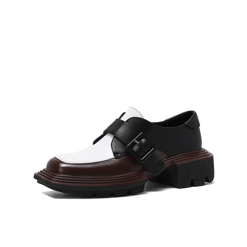 Marchetti Buckle Platform Loafers