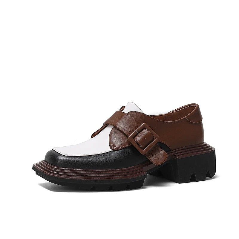 Marchetti Buckle Platform Loafers