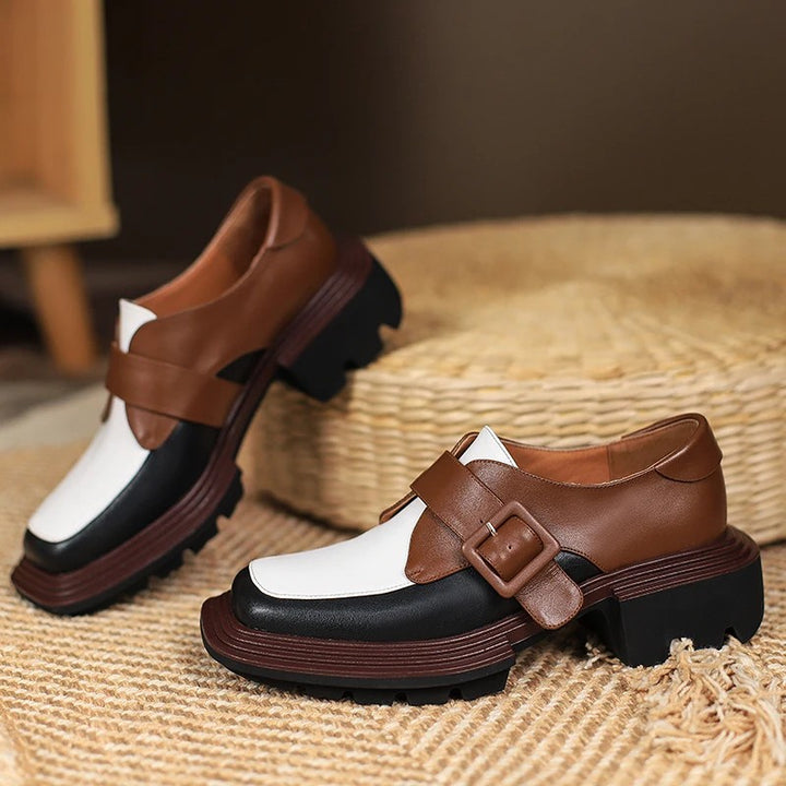 Marchetti Buckle Platform Loafers