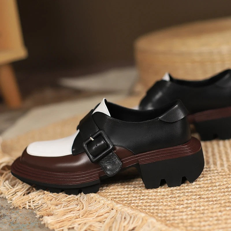 Marchetti Buckle Platform Loafers