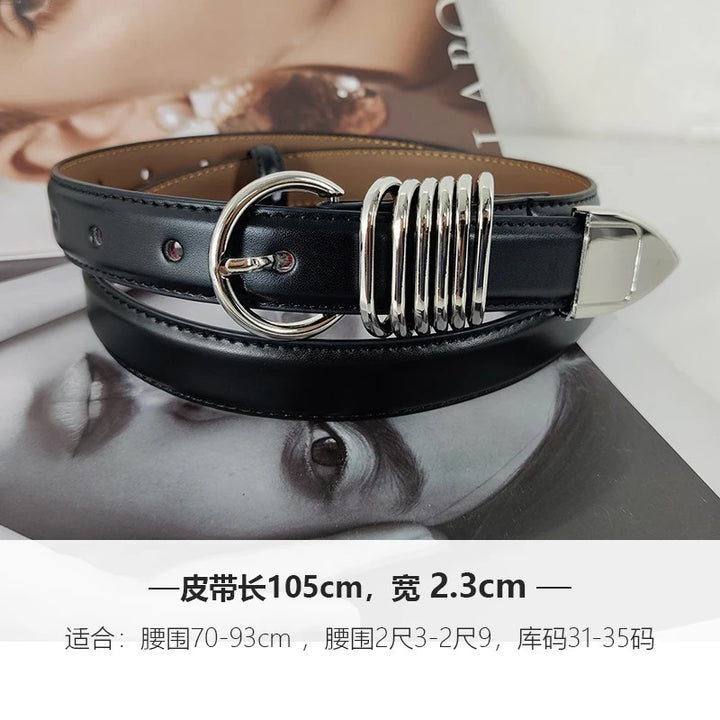 Halston Ring-Buckle Belt