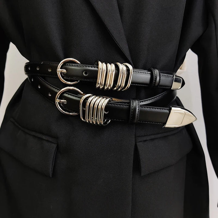 Halston Ring-Buckle Belt