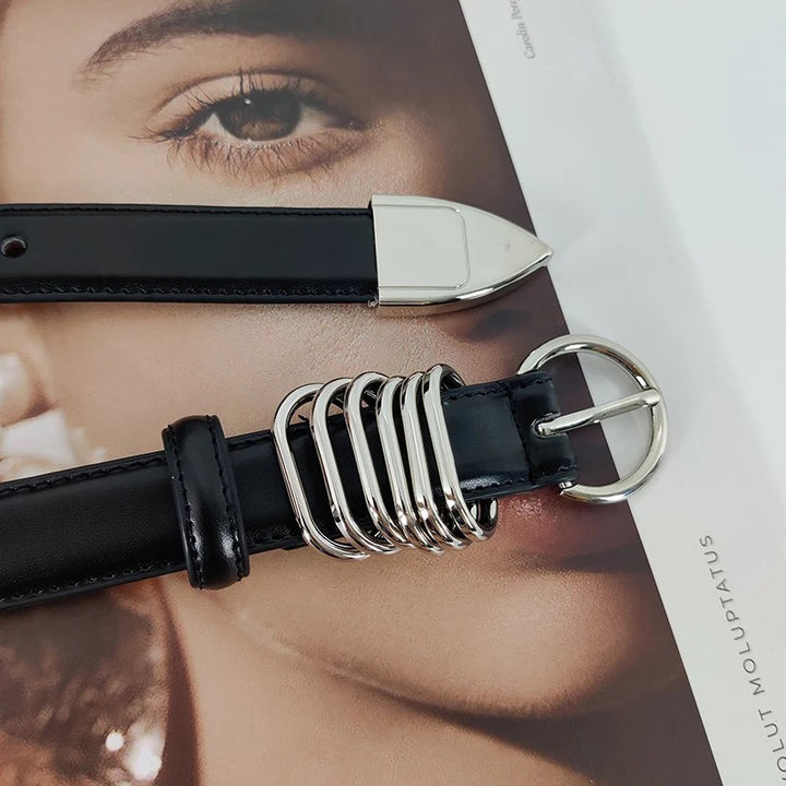 Halston Ring-Buckle Belt