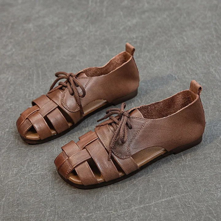 Verona Woven Leather Sandals