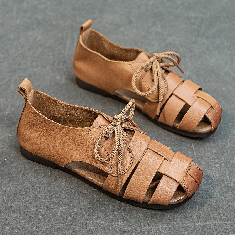 Verona Woven Leather Sandals