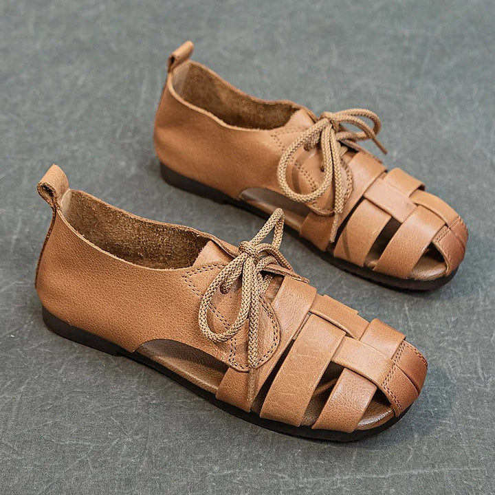 Verona Woven Leather Sandals