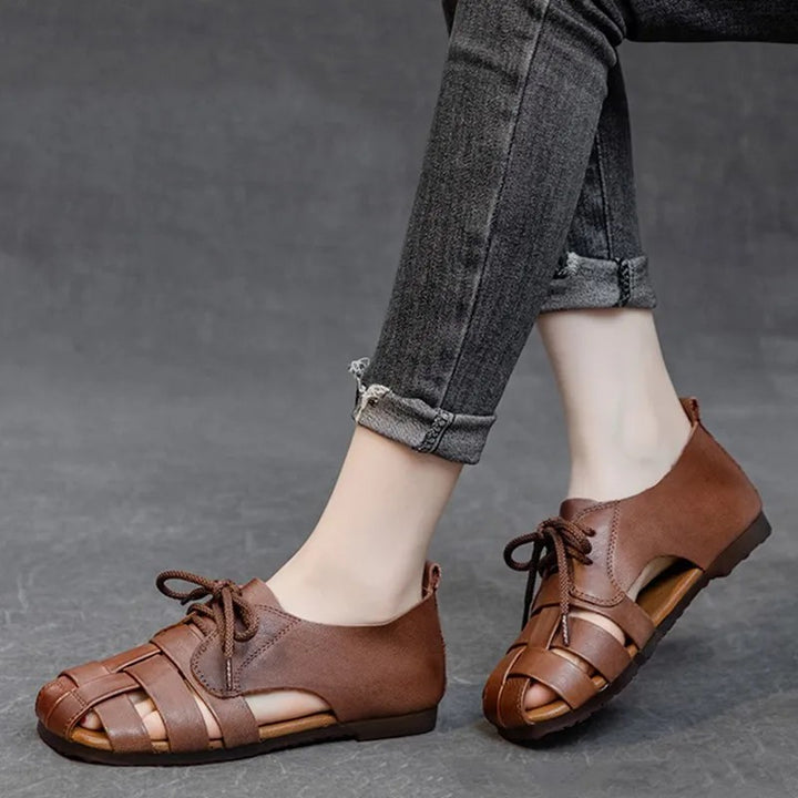 Verona Woven Leather Sandals