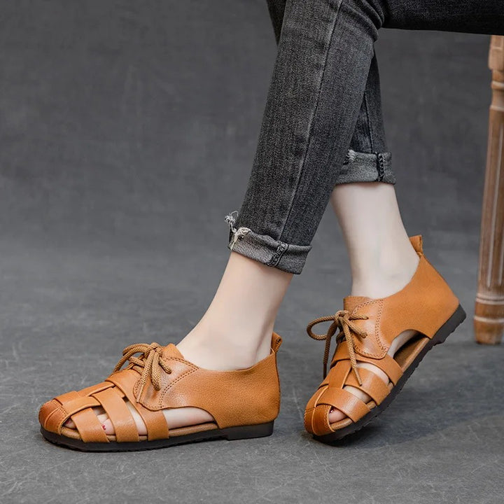 Verona Woven Leather Sandals