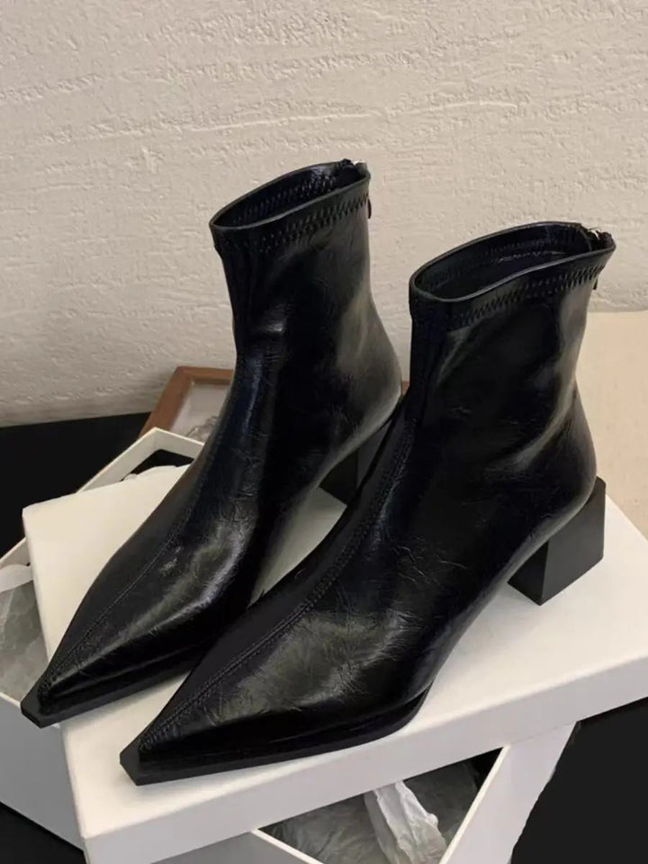 Marcasi Pointed Ankle Boots