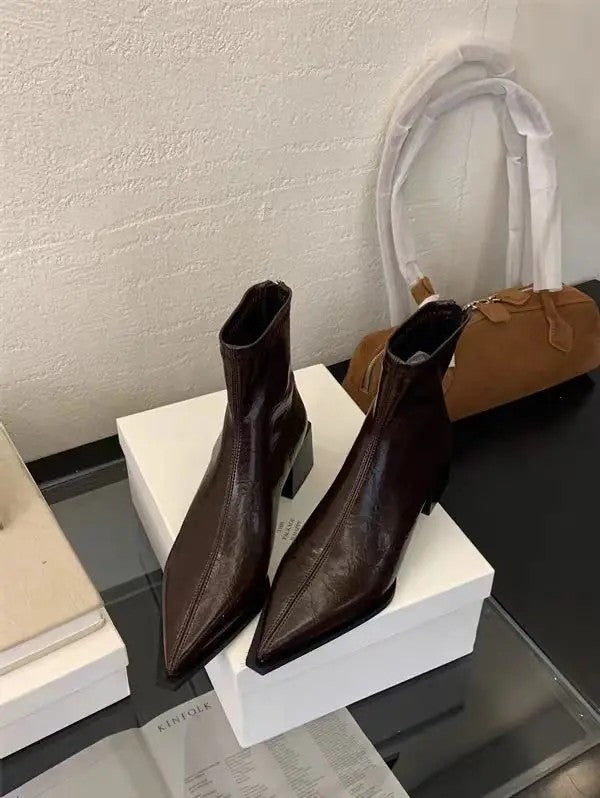 Marcasi Pointed Ankle Boots