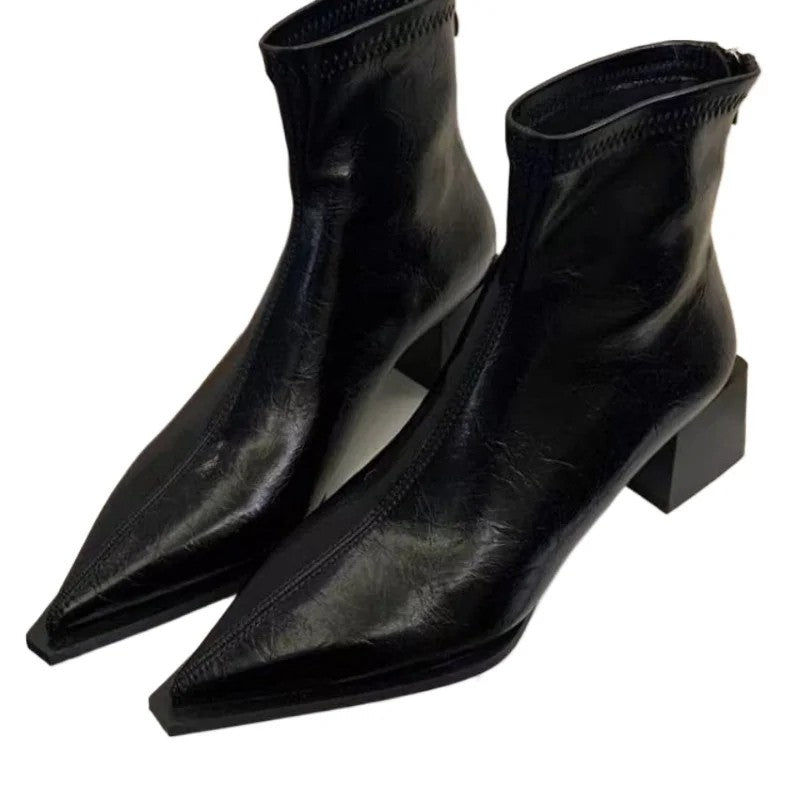 Marcasi Pointed Ankle Boots