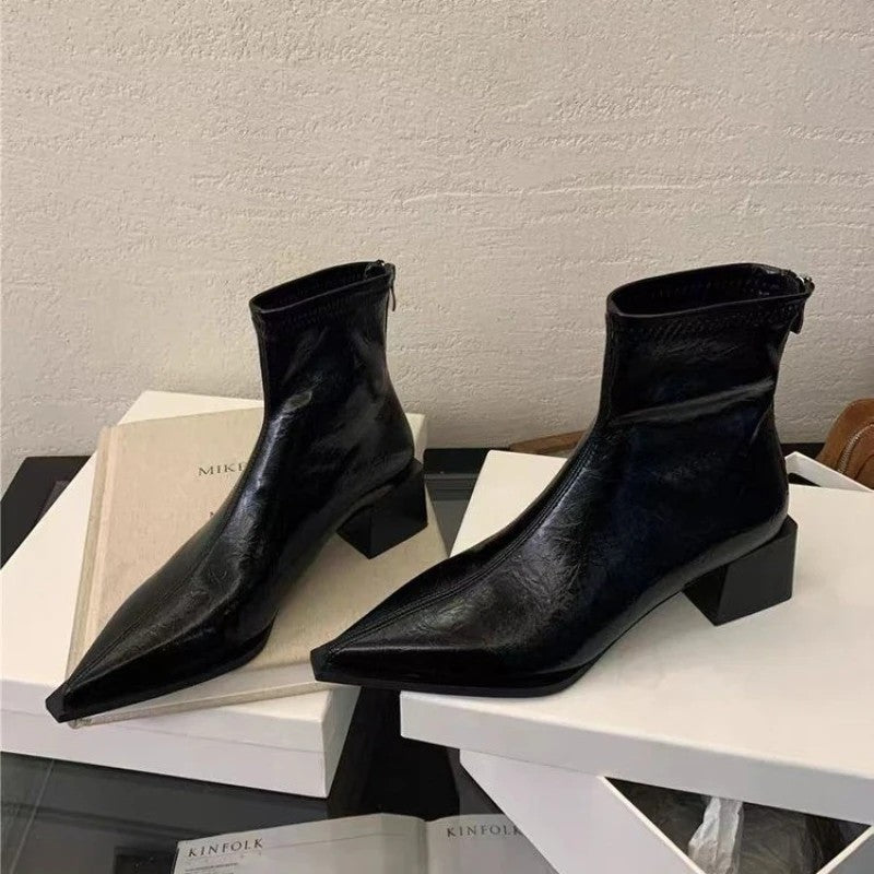 Marcasi Pointed Ankle Boots