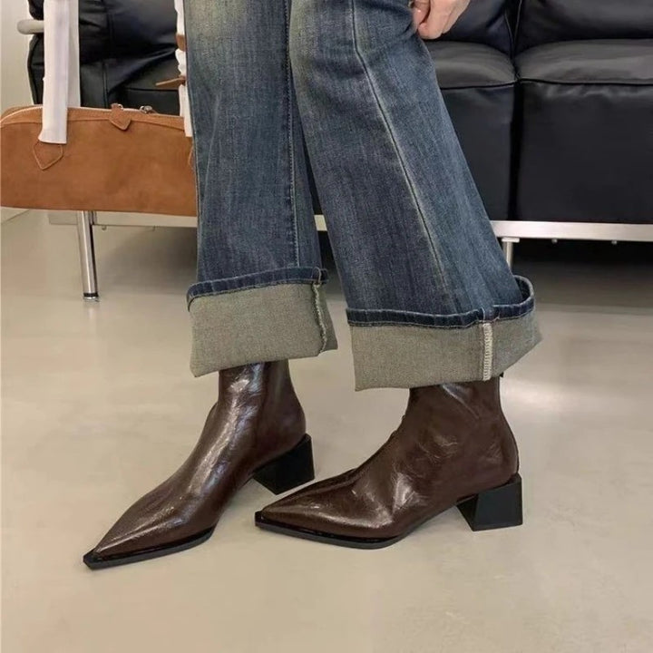 Marcasi Pointed Ankle Boots