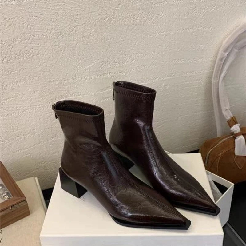 Marcasi Pointed Ankle Boots