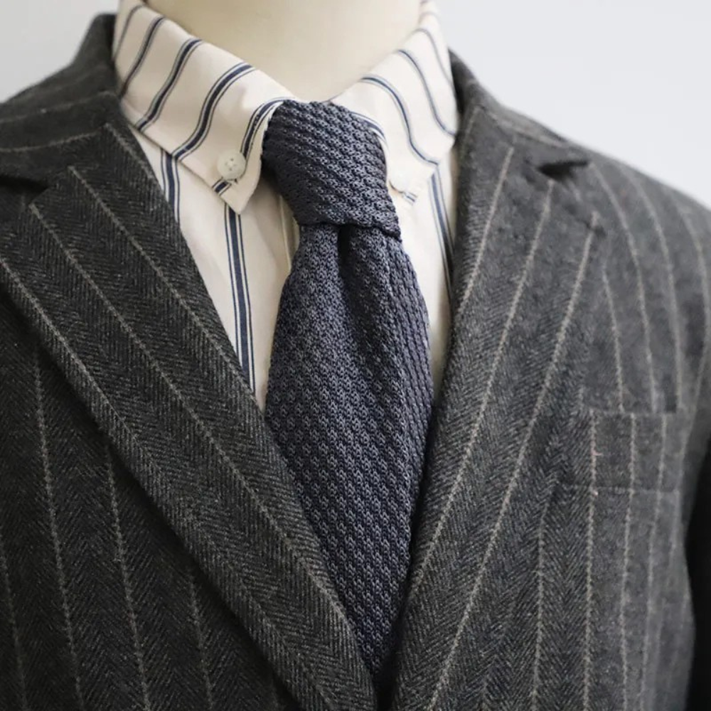 Slatefield Weave Tie