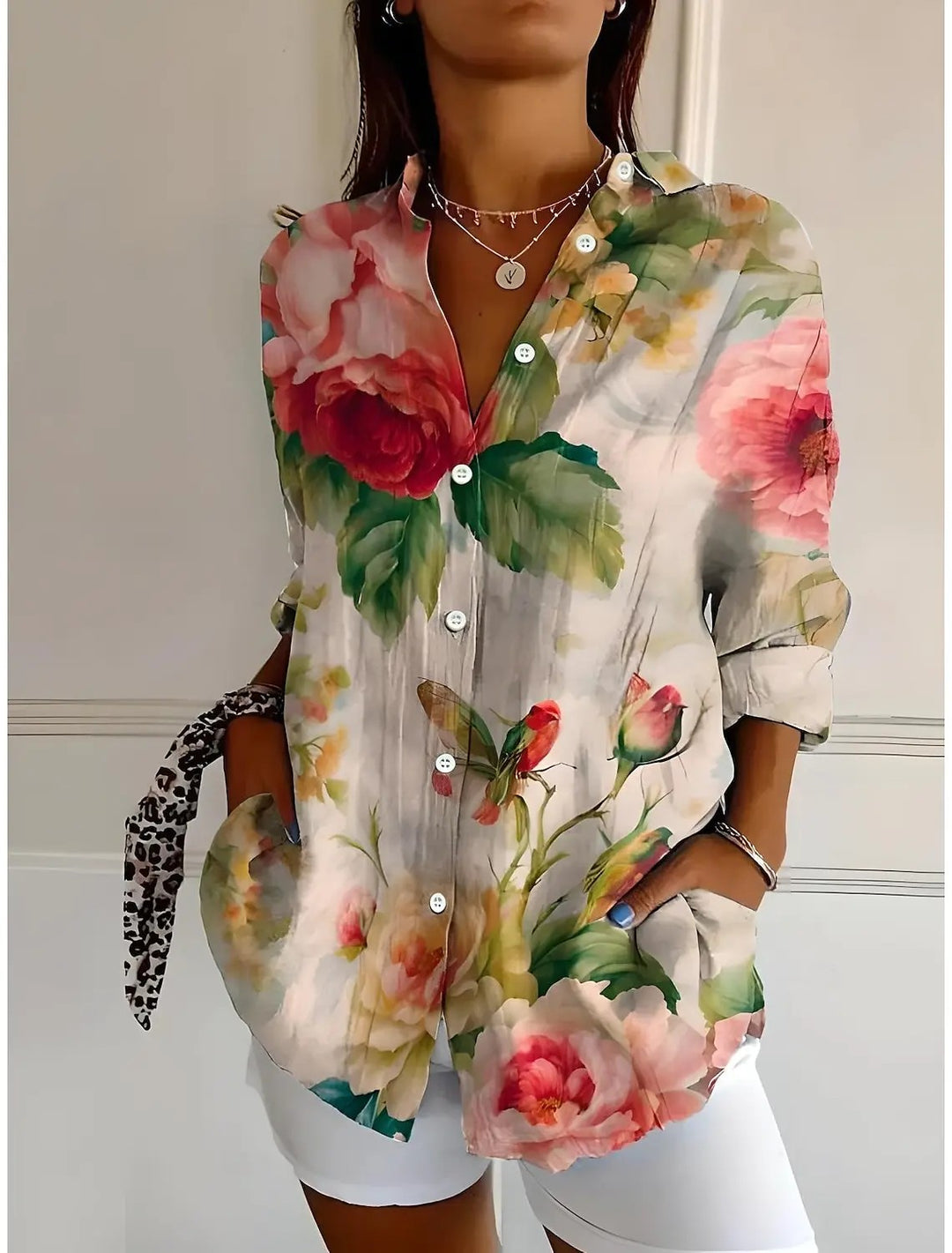 Pittore Painterly Floral Blouse