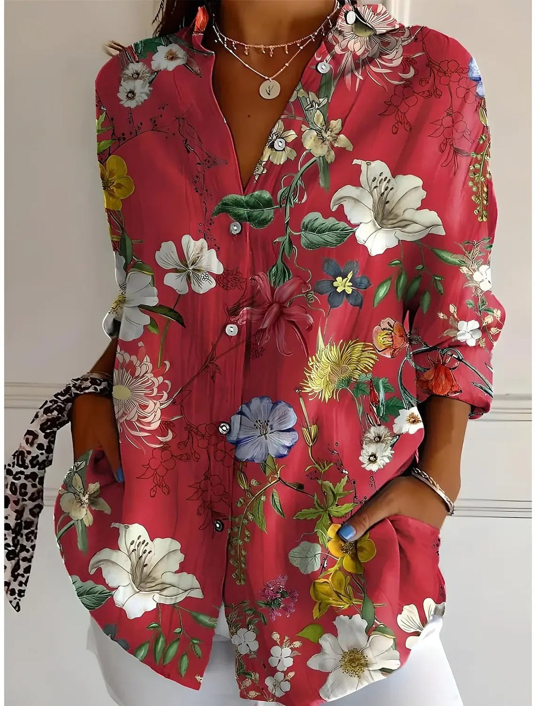 Pittore Painterly Floral Blouse