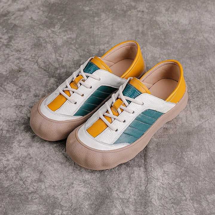 Patchwork Colorblock Oxfords