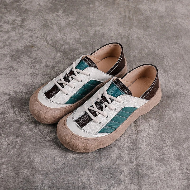 Patchwork Colorblock Oxfords