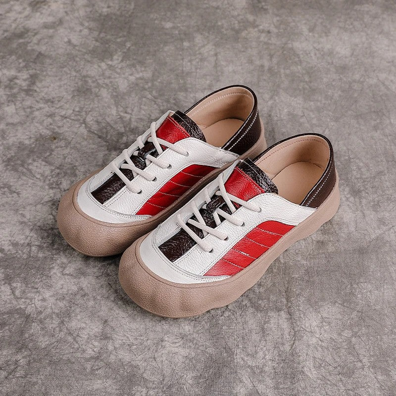 Patchwork Colorblock Oxfords