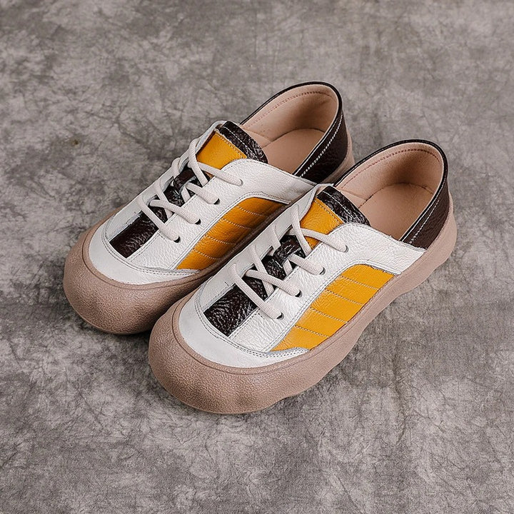 Patchwork Colorblock Oxfords