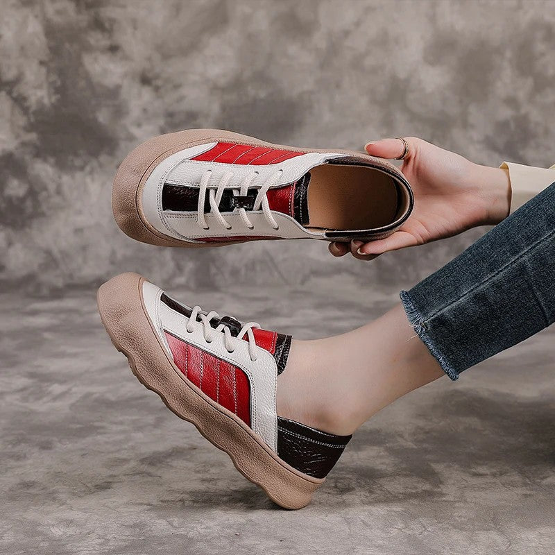Patchwork Colorblock Oxfords