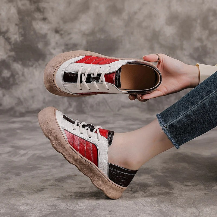Patchwork Colorblock Oxfords