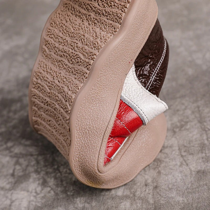 Patchwork Colorblock Oxfords