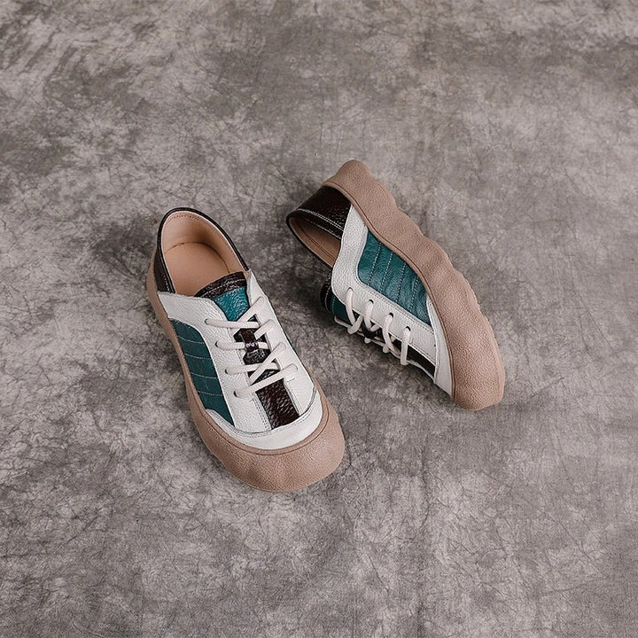 Patchwork Colorblock Oxfords