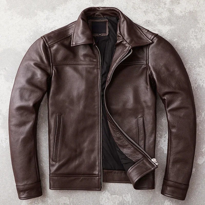Fiorano Leather Moto Jacket