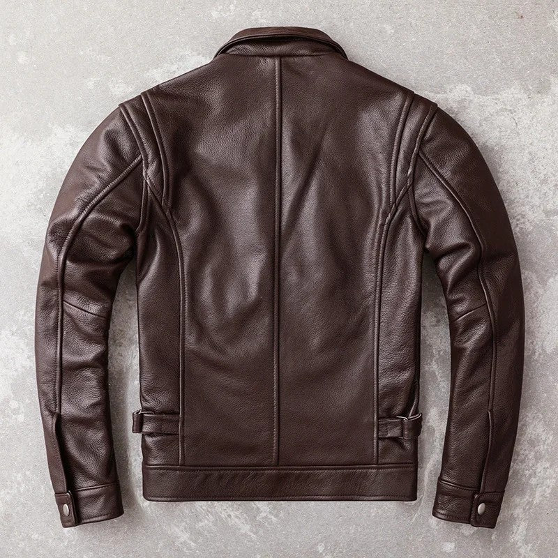 Fiorano Leather Moto Jacket