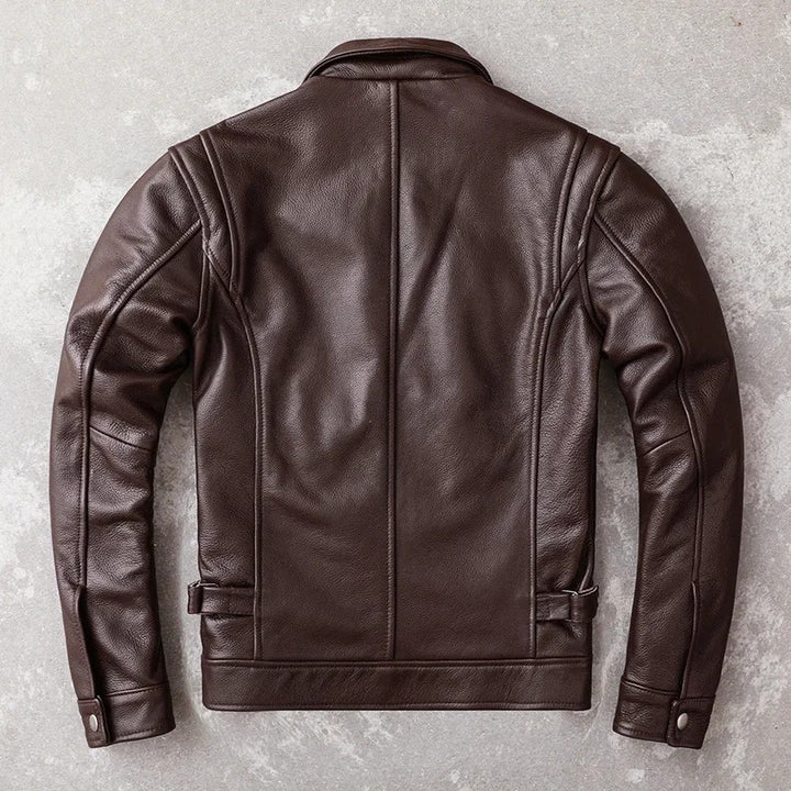 Fiorano Leather Moto Jacket